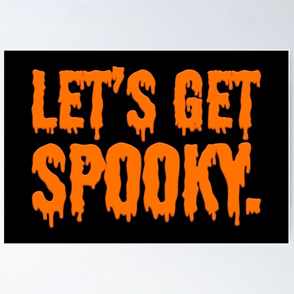 Item preview, Let's Get Spooky - Orange designed and sold by sillyjess.
