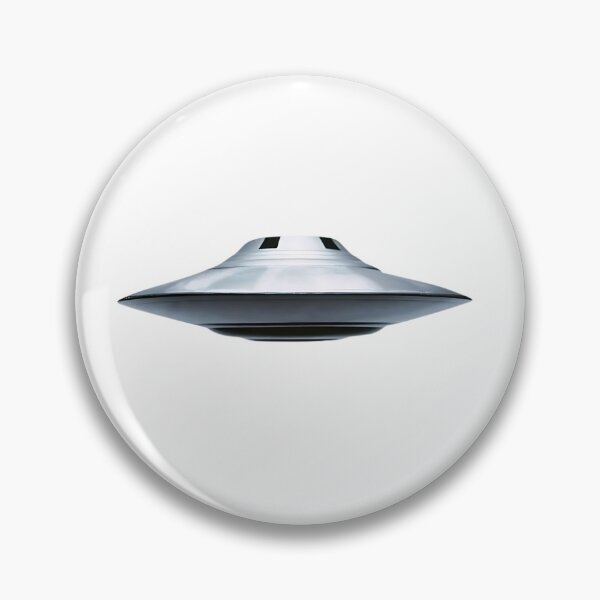 Item preview, Classic Silver UFO - Realistic Retro Sci-Fi Encounter designed and sold by non-subjek.