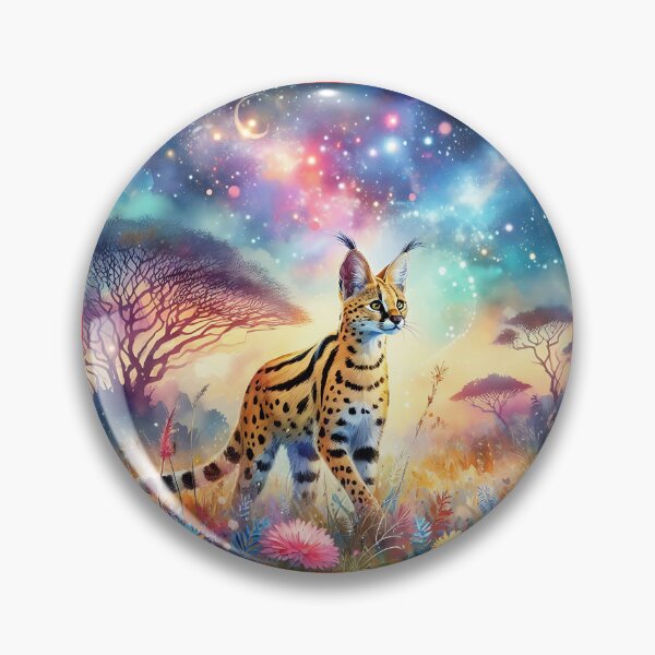 Item preview, Serval Art #2 | Exotic Cat Lovers designed and sold by ksgraphics222.