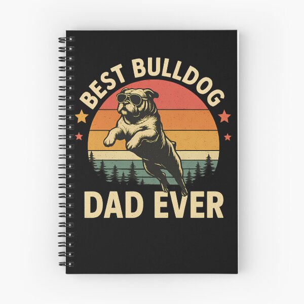 Item preview, Best Bulldog Dad Ever Funny Retro Father's Day Gift designed and sold by AnastasiaBorer.