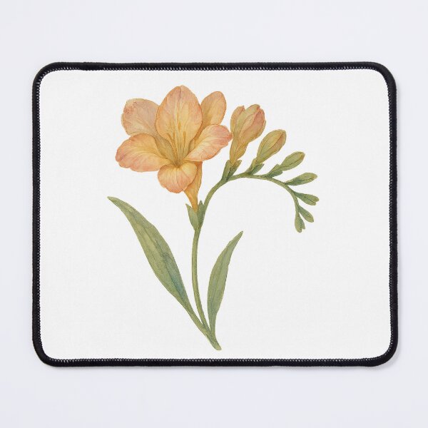 Item preview, A watercolor illustration of Freesia designed and sold by GentleMuse.