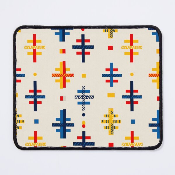 Item preview, Modular Cross Symbols in Red and Gold designed and sold by Moisky Patterns.