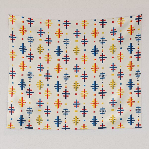 Item preview, Modular Cross Symbols in Red and Gold designed and sold by Moisky Patterns.