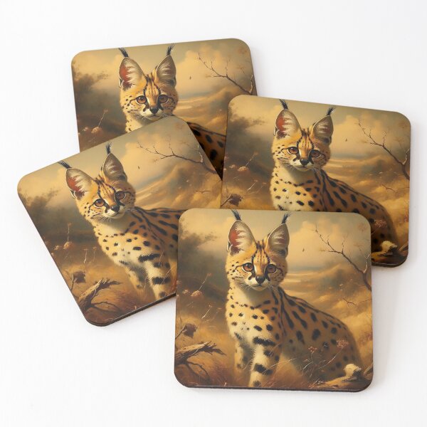 Item preview, Serval Art #4 | Exotic Cat Lovers designed and sold by ksgraphics222.