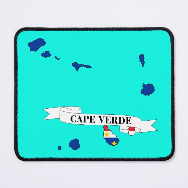 Item preview, Flag map of Cape Verde designed and sold by visual adventures.