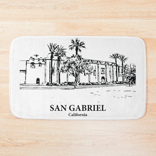 Item preview, San Gabriel - California designed and sold by Lakeric Cityscapes.