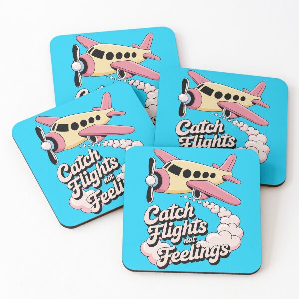 Item preview, Catch Flights Not Feelings Travel T-Shirt designed and sold by artbibun.