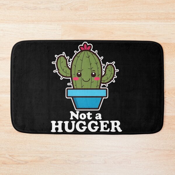 Item preview, Not a Hugger Cute Kawaii Cactus – Funny Plant in Pot  designed and sold by ViktoonShirts.