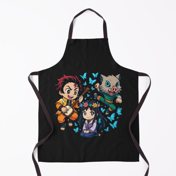 Item preview, Chibi Inosuke in Rock Lee’s Outfit Doing Taijutsu – Anime Crossover Art designed and sold by ColorSplash123.