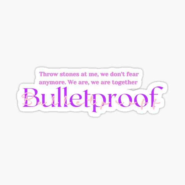 Item preview, K-pop We are Bulletproof: The Eternal Premium Quote designed and sold by MelanieRdz.