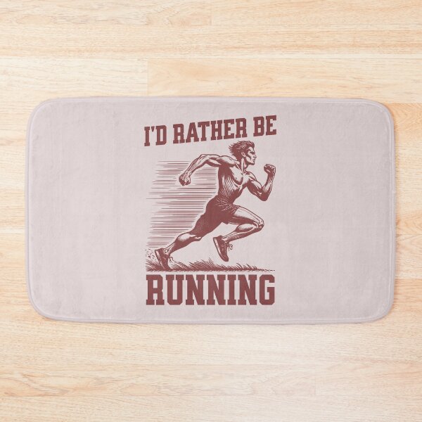 Item preview, I'd Rather Be Running Runner Athlete Sportsman designed and sold by KLArtzStore.
