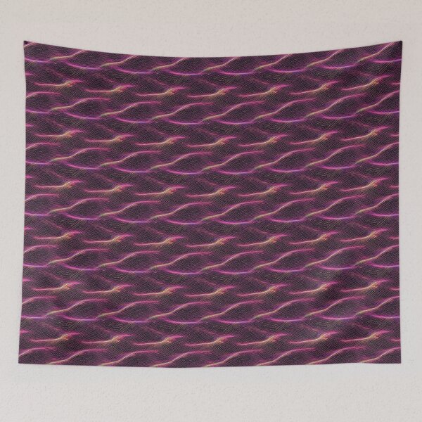 Item preview, Retro-Futuristic Neon Electric Geometric Grids designed and sold by MidArtForge.