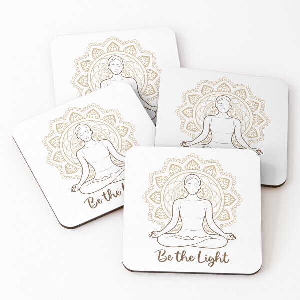 Item preview, Be the Light. Meditating. Version 3 designed and sold by ArthousePromos.