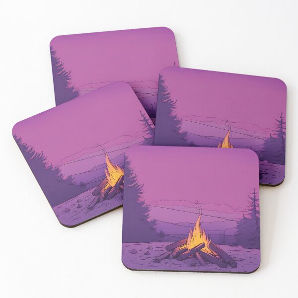 Item preview, Purple Sky over Campfire designed and sold by CalmnessbyChoice.