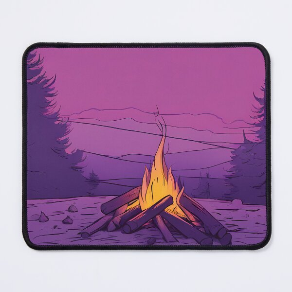 Item preview, Purple Sky over Campfire designed and sold by CalmnessbyChoice.