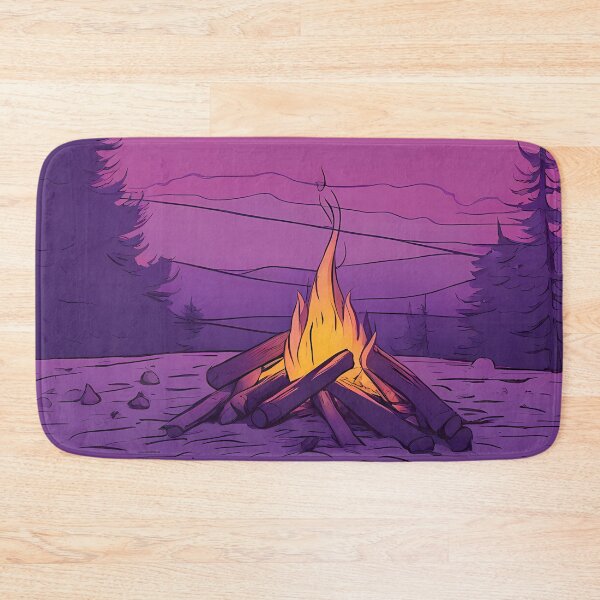 Item preview, Purple Sky over Campfire designed and sold by CalmnessbyChoice.