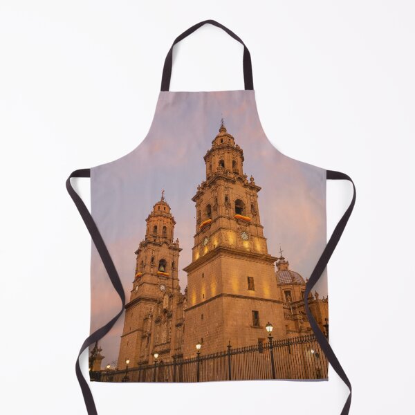 Item preview, Golden Hour Cathedral – Sunset over Morelia's Historic Landmark. designed and sold by NosionDesigns.