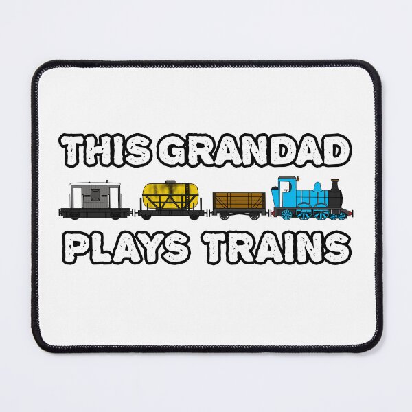 Item preview, This Grandad Plays Trains, Rail Enthusiast Father's Day designed and sold by doodlerob.