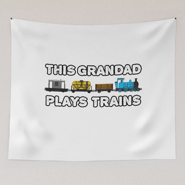 Item preview, This Grandad Plays Trains, Rail Enthusiast Father's Day designed and sold by doodlerob.