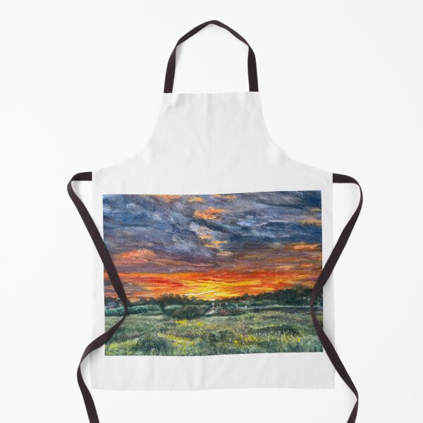 Item preview, Sunset in Woodbridge painting designed and sold by Helen Halliday.