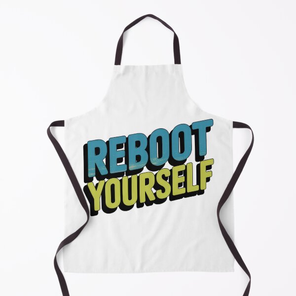 Item preview, Reboot Yourself – Motivational Tech-Inspired Typography designed and sold by EpicMediaShop.