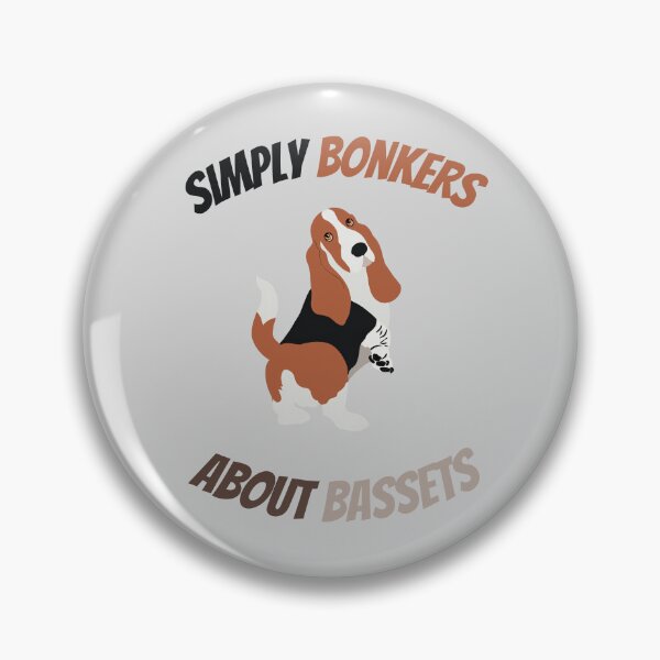 Item preview, Simply Bonkers About Bassets Illustration designed and sold by PrettyGroovyDesignz.