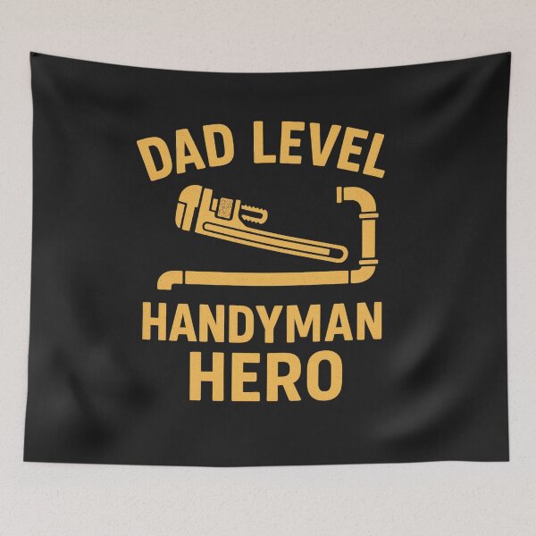 Item preview, Dad Level Handyman Hero: Funny DIY Father Art designed and sold by elynne9.