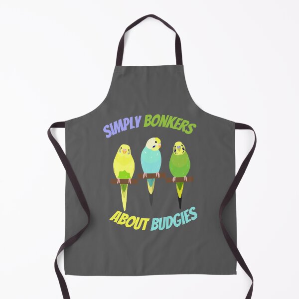 Item preview, Simply Bonkers About Budgies Illustration designed and sold by PrettyGroovyDesignz.
