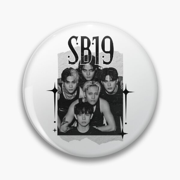Artikelvorschau, SB19 Kings of P-Pop im monochromen Schwarz-Weiß-Collage-Art-Design entworfen und verkauft von HELL0WBELLO.
