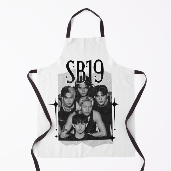 Item preview, SB19 Kings of P-pop in Monochrome Black and White Collage Art Design designed and sold by HELL0WBELLO.