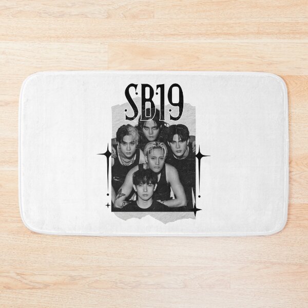 Item preview, SB19 Kings of P-pop in Monochrome Black and White Collage Art Design designed and sold by HELL0WBELLO.