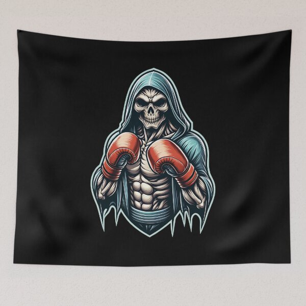 Item preview, Grim Reaper as a boxer - cool martial arts design. designed and sold by ReneMM.