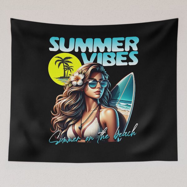 Item preview, Summer Vibes - cool summer design designed and sold by ReneMM.
