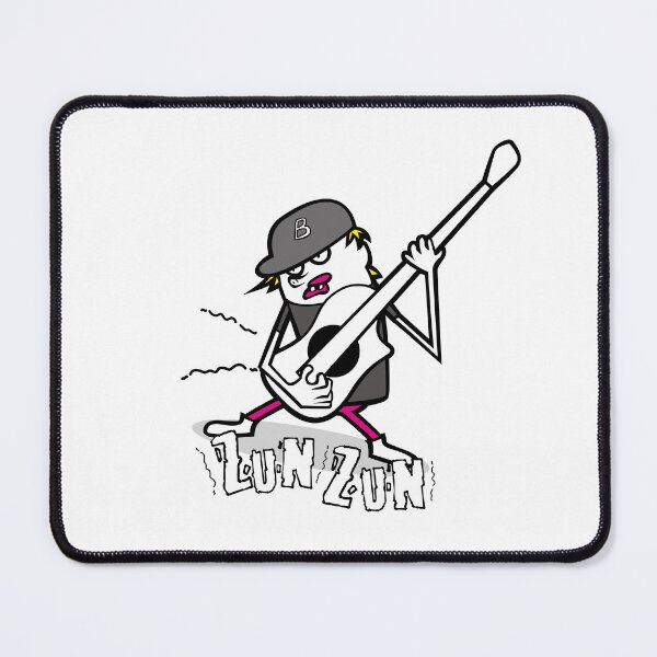 Item preview, Cartoon Bass Guitar Player – Cool Digital Art designed and sold by R-T-Gracie.