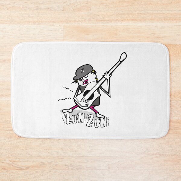 Item preview, Cartoon Bass Guitar Player – Cool Digital Art designed and sold by R-T-Gracie.