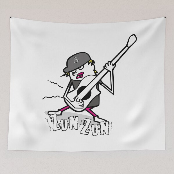 Item preview, Cartoon Bass Guitar Player – Cool Digital Art designed and sold by R-T-Gracie.