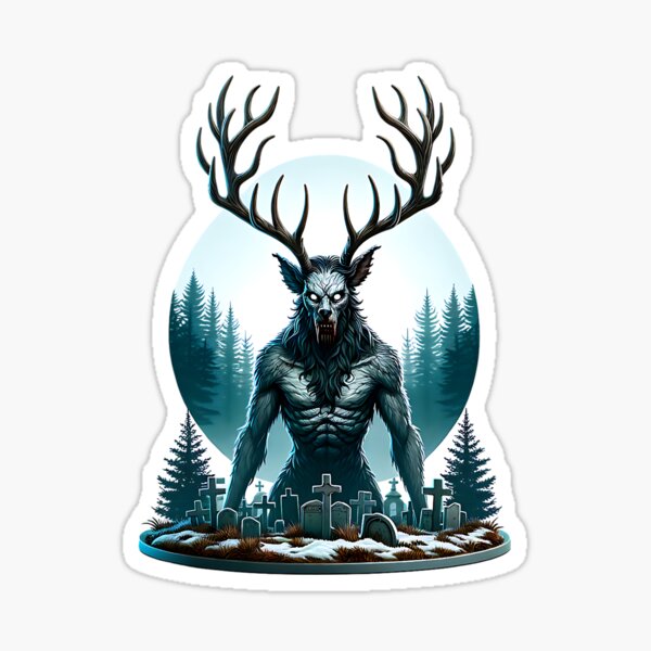 Artikel-Vorschau von Wendigo Mystisches Fabelwesen, designt und verkauft von ReneMM.