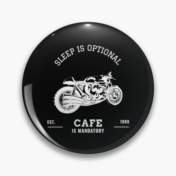 Item preview, Sleep Is Optional, Cafe Is Mandatory - cafe racer designed and sold by salvaverde.