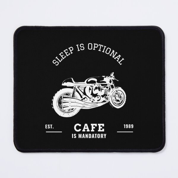 Item preview, Sleep Is Optional, Cafe Is Mandatory - cafe racer designed and sold by salvaverde.