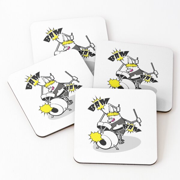 Item preview, Cartoon Drummer – Digital Art for Stickers & Tees designed and sold by R-T-Gracie.
