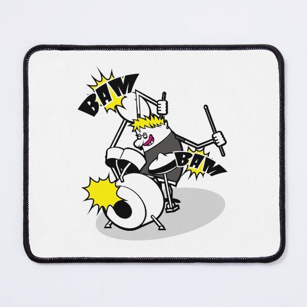 Item preview, Cartoon Drummer – Digital Art for Stickers & Tees designed and sold by R-T-Gracie.