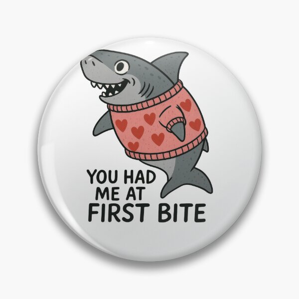 Item preview, Laughing Shark With Heart Sweater - You Had Me At designed and sold by sbachstroem.