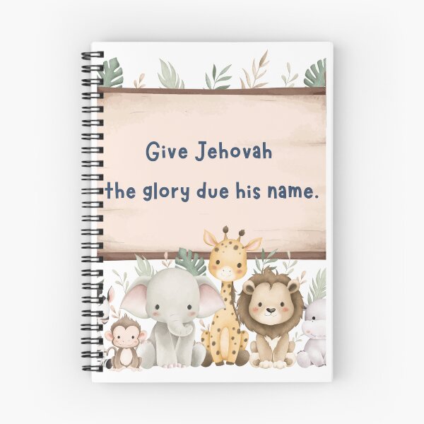 Item preview, 2025 Year Text Kids Notebook designed and sold by Blossom In Faith Shop.