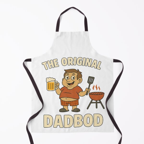 Item preview, The Original Dadbod – Funny Father’s Day BBQ T-Shirt Design designed and sold by Joyful-AI.