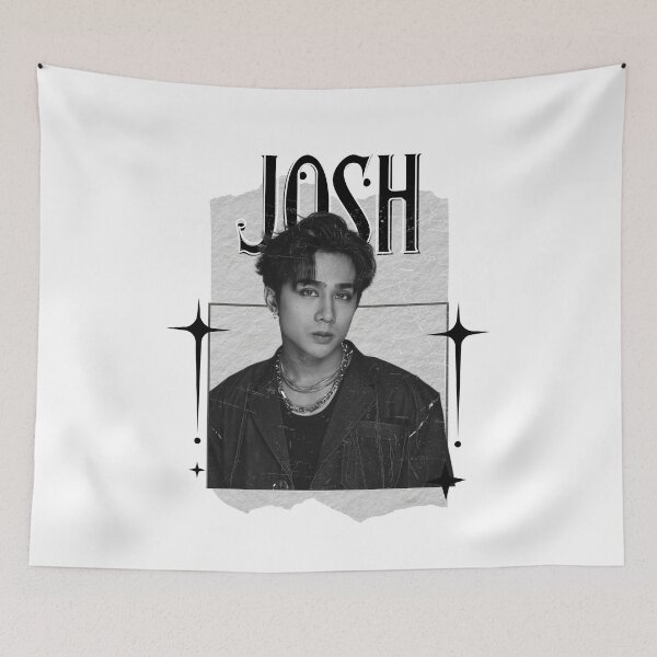 Item preview, Josh SB19 Kings of P-pop in Monochrome Black and White Collage Art Design designed and sold by HELL0WBELLO.