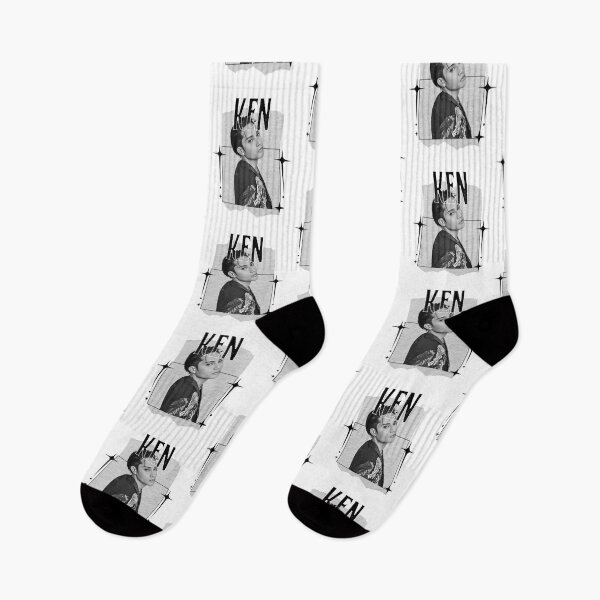 Item preview, Ken SB19 Kings of P-pop in Monochrome Black and White Collage Art Design designed and sold by HELL0WBELLO.