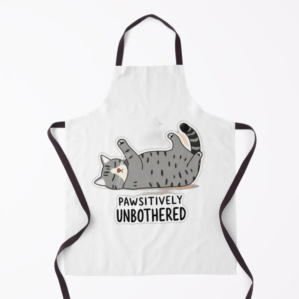 Item preview, Pawsitively Unbothered Cat Minimalist Meme Art designed and sold by allogy.