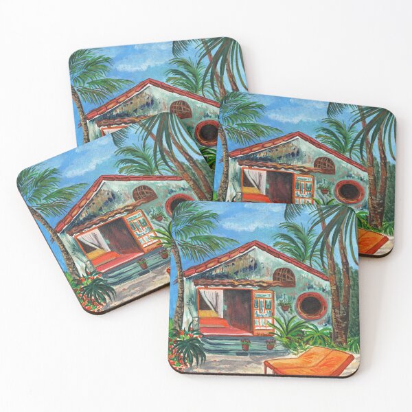 Item preview, Summer Beach House designed and sold by SomeChicksArt.