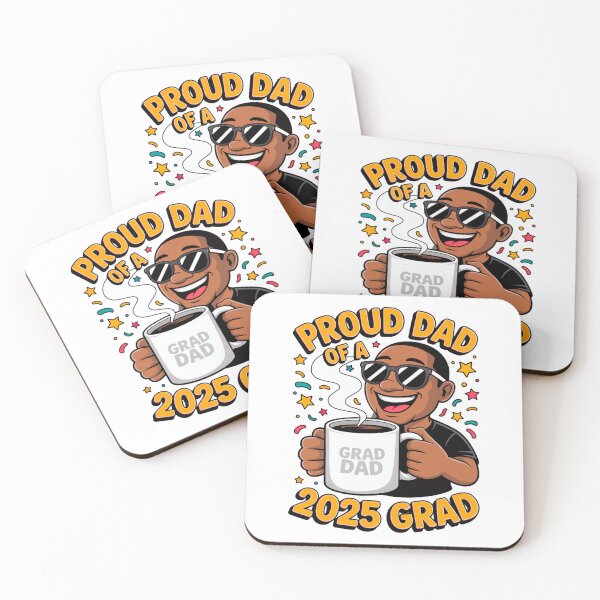 Item preview, Funny Black Grad Dad Graduation Tees and Stickers designed and sold by EthosWear.