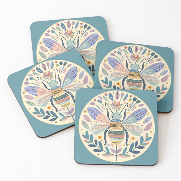 Item preview, Retro Bee Art – Soft Pastel Aesthetic for World Bee Day designed and sold by Dream Circuit .